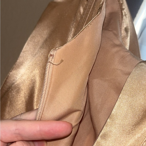 CHARMEUSE COWL OFF-THE-SHOULDER DRESS - Picture 6 of 10